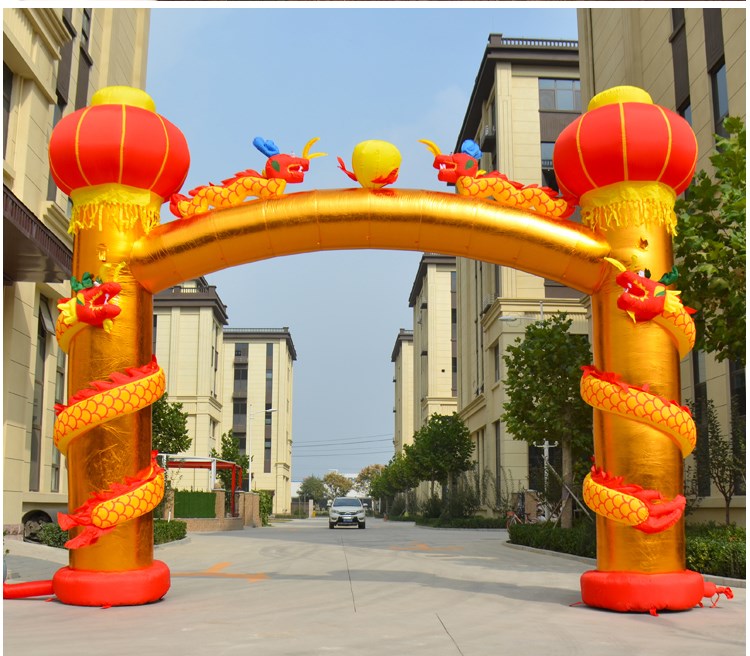 秦州灯笼柱拱门